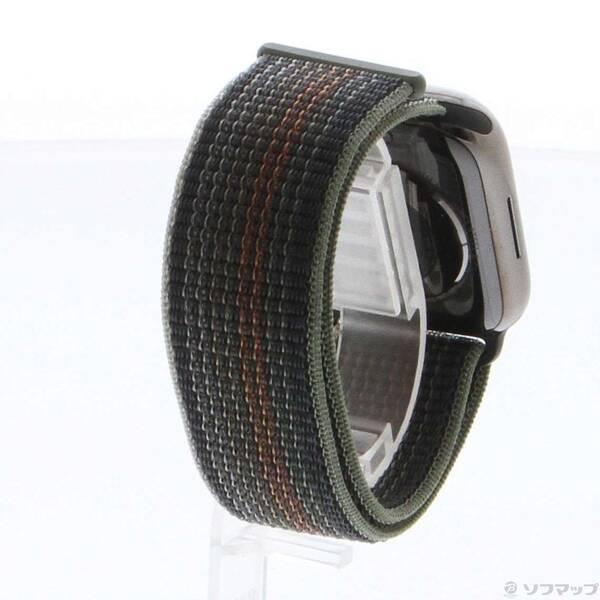 〔中古〕Apple(アップル) Apple Watch Series 8 GPS + Cellular 45mm グラファイトステンレススチールケース ミッドナイトスポーツループ〔352-ud〕 |  | 02