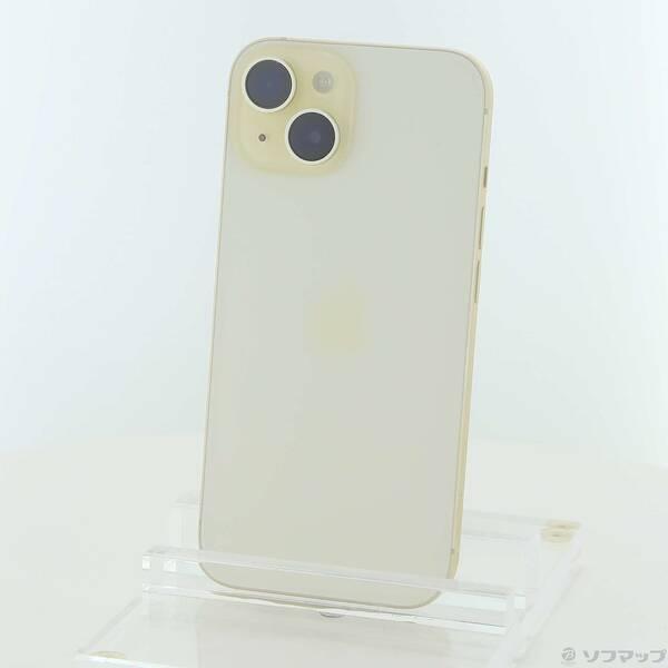 〔中古〕Apple(アップル) iPhone15 128GB イエロー MTMK3J／A SIMフリー〔344-ud〕 | 