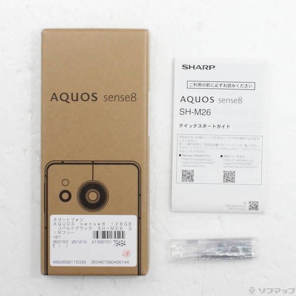 〔中古〕SHARP(シャープ) AQUOS sense8 128GB コバルトブラック SH-M26 SIMフリー〔349-ud〕 |  | 04