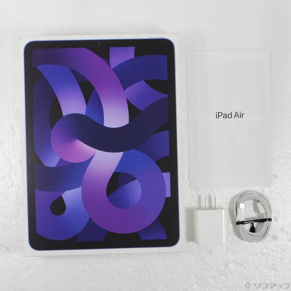 〔中古〕Apple(アップル) iPad Air 第5世代 256GB パープル MME63J／A Wi-Fi〔295-ud〕 |  | 04