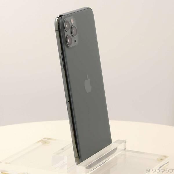 〔中古〕Apple(アップル) iPhone11 Pro Max 64GB ミッドナイトグリーン MWHH2J／A SIMフリー〔377-ud〕 |  | 03