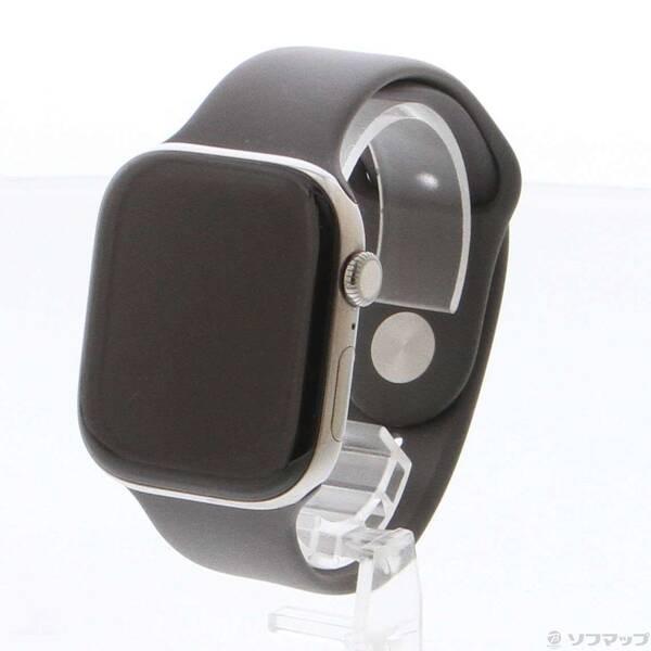 〔中古〕Apple(アップル) Apple Watch Series 10 GPS + Cellular 46mm ナチュラルチタニウムケース ストーングレイスポーツバンド〔344-ud〕 | 