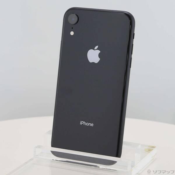 〔中古〕SoftBank iPhoneXR 64GB ブラック MT002J／A SoftBank〔247-ud〕 | 