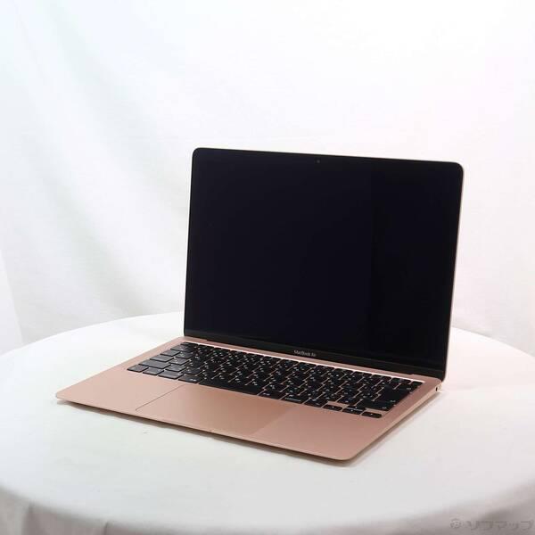 〔中古〕〔展示品〕 MacBook Air 13.3-inch Late-2020 MGND3J／A Apple M1 8コアCPU_7コアGPU 8GB SSD512GB ゴールド 〔15.7 Sequoia〕〔276-ud〕 | 
