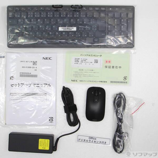〔中古〕NEC(エヌイーシー) 〔展示品〕 LAVIE A27 PC-A2795JAB ファインブラック〔352-ud〕 |  | 04