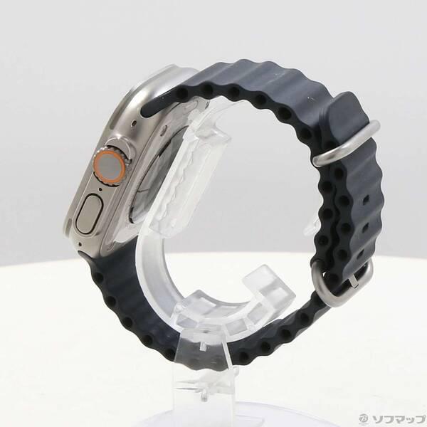 〔中古〕Apple(アップル) Apple Watch Ultra GPS + Cellular 49mm チタニウムケース ミッドナイトオーシャンバンド〔377-ud〕 |  | 01