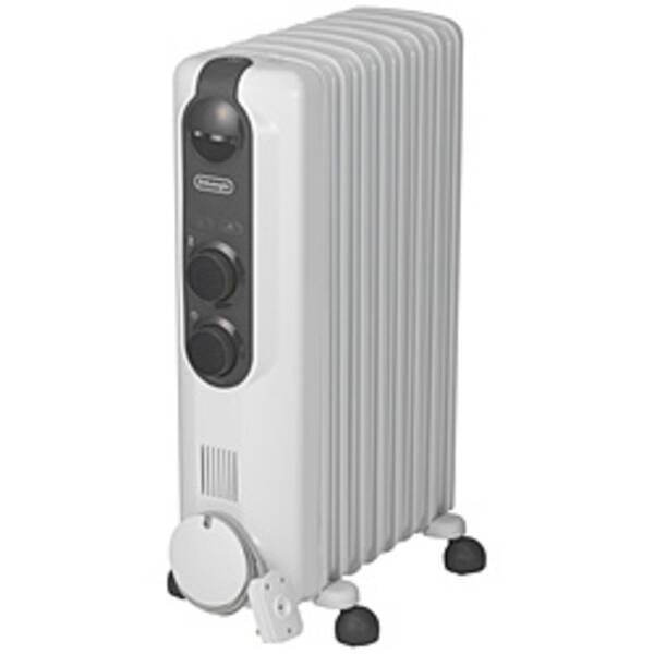 〔中古〕デロンギ 〔展示品〕 オイルヒーター アミカルド ピュアホワイト＋ダークグレイ RHJ35M0812-DG ［最大10畳］〔305-ud〕 | 