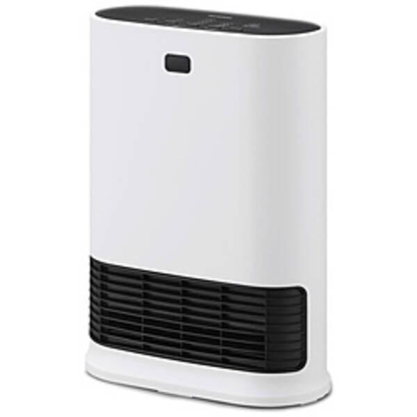 〔中古〕アイリスオーヤマ セラミックファンヒーター ホワイト KCH-LW121-W ［人感センサー付き］ 〔箱破損品〕〔198-ud〕 | 