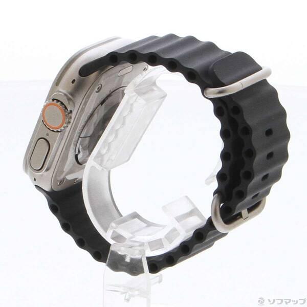 〔中古〕Apple(アップル) Apple Watch Ultra GPS + Cellular 49mm チタニウムケース ミッドナイトオーシャンバンド〔344-ud〕 |  | 01