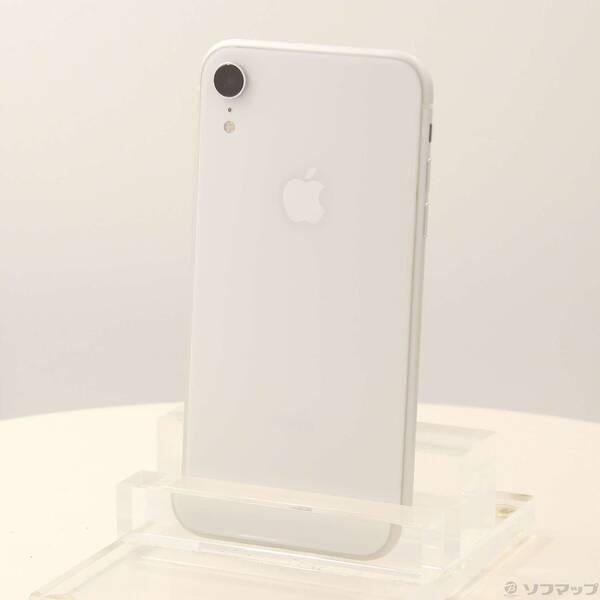 〔中古〕SoftBank iPhoneXR 64GB ホワイト MT032J／A SoftBank〔269-ud〕 | 