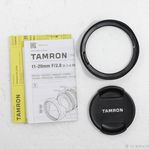 〔中古〕TAMRON(タムロン) 11-20mm F／2.8 Di III-A RXD Model B060〔262-ud〕 |  | 04