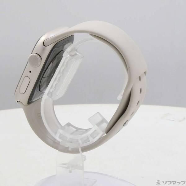 〔中古〕Apple(アップル) Apple Watch Series 9 GPS 45mm スターライトアルミニウムケース スターライトスポーツバンド〔348-ud〕 |  | 01