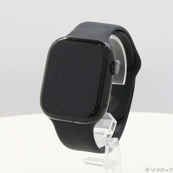 〔中古〕Apple(アップル) Apple Watch Series 10 GPS 46mm ジェットブラックアルミニウムケース ブラックスポーツバンド〔352-ud〕 | 