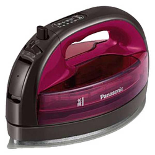 〔中古〕Panasonic(パナソニック) 〔展示品〕 コードレススチームアイロン ブラウンピンク NI-WL508 ［ハンガーショット機能付き］〔258-ud〕 | 