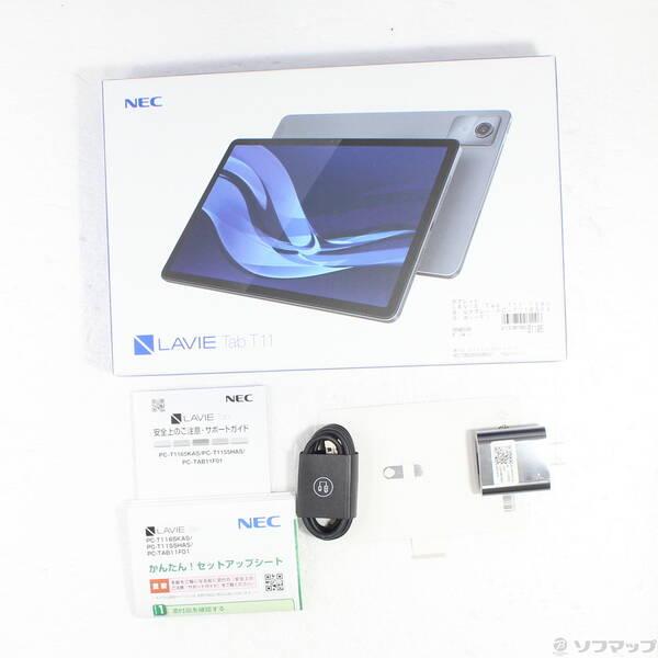 〔中古〕NEC(エヌイーシー) 〔展示品〕 LAVIE Tab T11 128GB ルナグレー PC-T1165KAS Wi-Fi〔295-ud〕 |  | 04