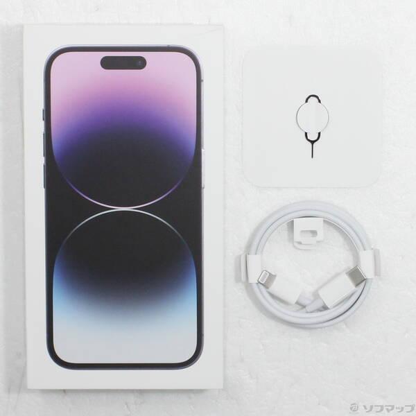〔中古〕Apple(アップル) iPhone14 Pro 128GB ディープパープル MQ0F3J／A SIMフリー〔377-ud〕 |  | 04