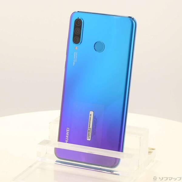 〔中古〕HUAWEI(ファーウェイ) HUAWEI P30 lite 64GB ピーコックブルー HWSEC1 Y!mobile〔258-ud〕 | 
