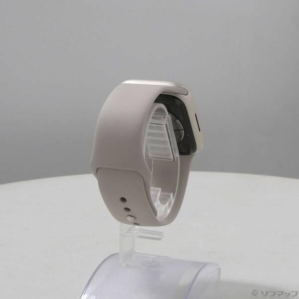 〔中古〕Apple(アップル) Apple Watch Series 9 GPS 45mm スターライトアルミニウムケース スターライトスポーツバンド〔258-ud〕 |  | 02