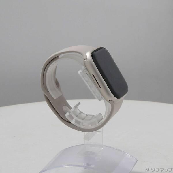 〔中古〕Apple(アップル) Apple Watch Series 9 GPS 45mm スターライトアルミニウムケース スターライトスポーツバンド〔258-ud〕 |  | 03