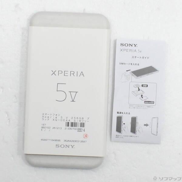 中古〕SONY(ソニー) Xperia 5 V 256GB ブラック XQ-DE44 SIMフリー