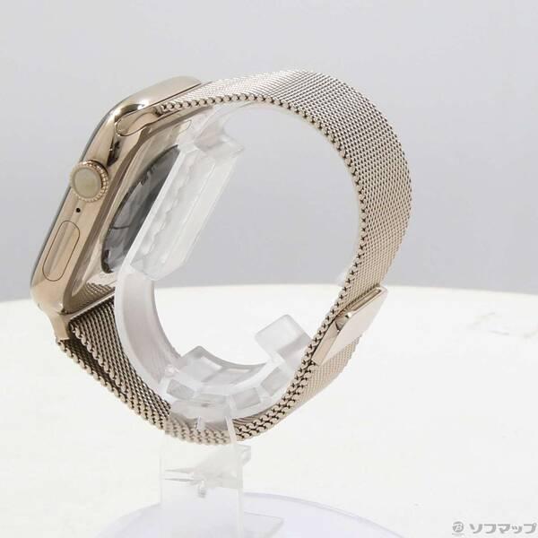 〔中古〕Apple(アップル) Apple Watch Series 10 GPS + Cellular 46mm ゴールドチタニウムケース ゴールドミラネーゼループ〔196-ud〕 |  | 01