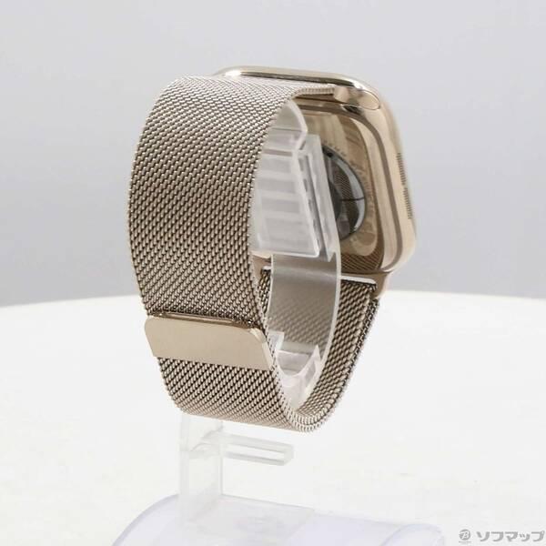〔中古〕Apple(アップル) Apple Watch Series 10 GPS + Cellular 46mm ゴールドチタニウムケース ゴールドミラネーゼループ〔196-ud〕 |  | 02