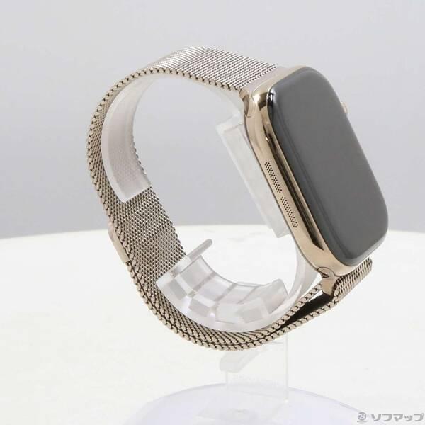 〔中古〕Apple(アップル) Apple Watch Series 10 GPS + Cellular 46mm ゴールドチタニウムケース ゴールドミラネーゼループ〔196-ud〕 |  | 03
