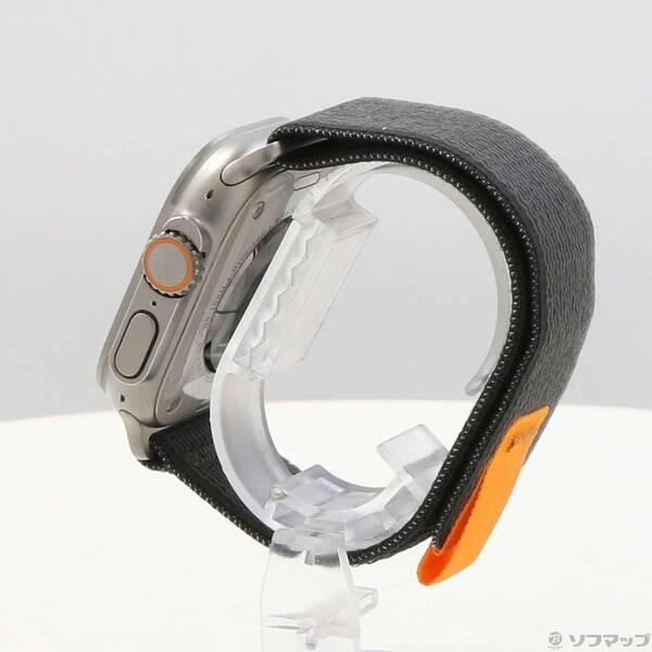 〔中古〕Apple(アップル) Apple Watch Ultra GPS + Cellular 49mm チタニウムケース ブラック／グレイトレイルループ〔344-ud〕 |  | 01