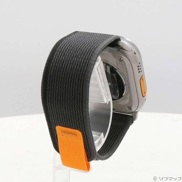 〔中古〕Apple(アップル) Apple Watch Ultra GPS + Cellular 49mm チタニウムケース ブラック／グレイトレイルループ〔344-ud〕 |  | 02