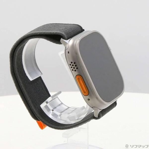 〔中古〕Apple(アップル) Apple Watch Ultra GPS + Cellular 49mm チタニウムケース ブラック／グレイトレイルループ〔344-ud〕 |  | 03
