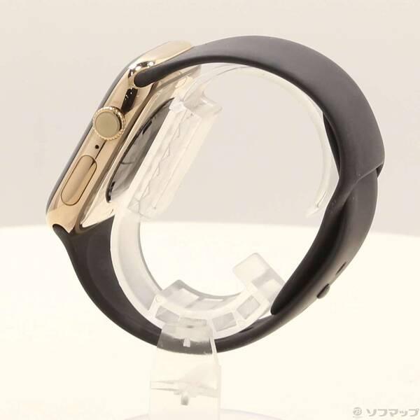 〔中古〕Apple(アップル) Apple Watch Series 10 GPS + Cellular 46mm ゴールドチタニウムケース ブラックスポーツバンド〔344-ud〕 |  | 01