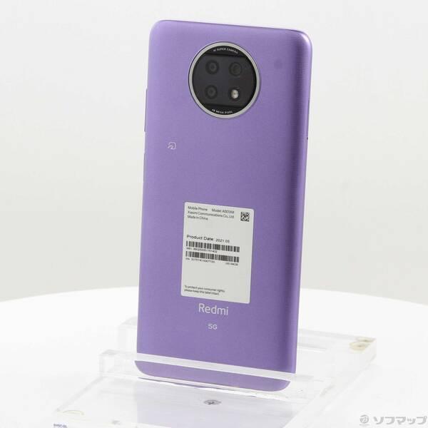 〔中古〕Xiaomi(シャオミ) Redmi Note 9T 64GB デイブレイクパープル A001XM SoftBank〔198-ud〕 | 