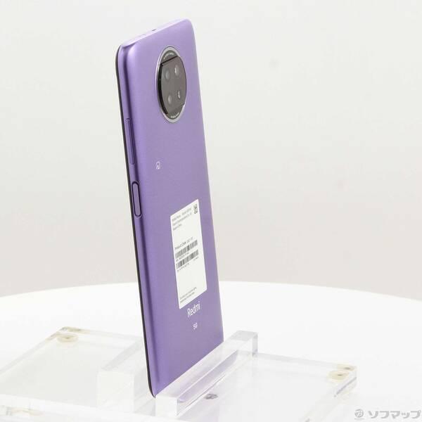 〔中古〕Xiaomi(シャオミ) Redmi Note 9T 64GB デイブレイクパープル A001XM SoftBank〔198-ud〕 |  | 03