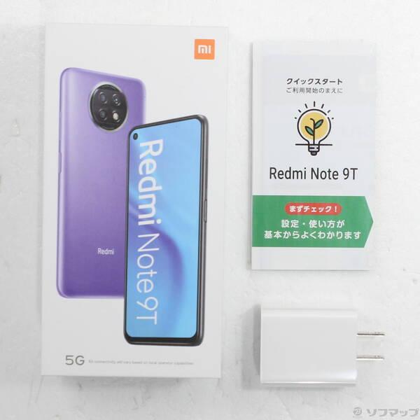 〔中古〕Xiaomi(シャオミ) Redmi Note 9T 64GB デイブレイクパープル A001XM SoftBank〔198-ud〕 |  | 04