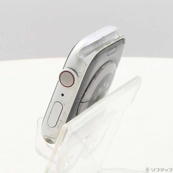 〔中古〕Apple(アップル) Apple Watch Series 8 GPS + Cellular 45mm シルバーアルミニウムケース バンド無し〔352-ud〕 |  | 01