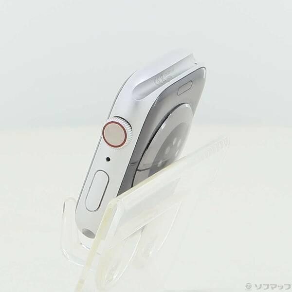 〔中古〕Apple(アップル) Apple Watch Series 8 GPS + Cellular 45mm シルバーアルミニウムケース バンド無し〔377-ud〕 |  | 01