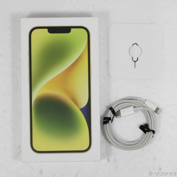 中古〕Apple(アップル) iPhone14 128GB イエロー MR3Q3J／A SIMフリー