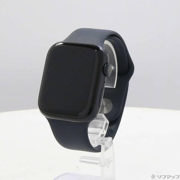 〔中古〕Apple(アップル) Apple Watch Series 9 GPS 45mm ミッドナイトアルミニウムケース ミッドナイトスポーツバンド〔198-ud〕 | 