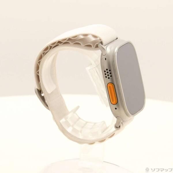 〔中古〕Apple(アップル) Apple Watch Ultra GPS + Cellular 49mm チタニウムケース スターライトアルパインループ〔352-ud〕 |  | 03