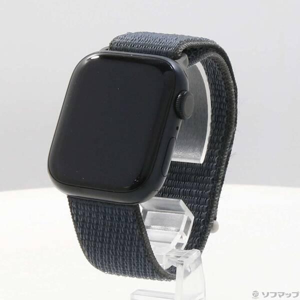 〔中古〕Apple(アップル) Apple Watch Series 9 GPS 41mm ミッドナイトアルミニウムケース ミッドナイトスポーツループ〔377-ud〕 | 
