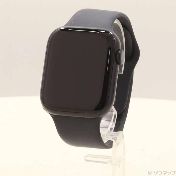 〔中古〕Apple(アップル) Apple Watch Series 9 GPS 45mm ミッドナイトアルミニウムケース ミッドナイトスポーツバンド〔344-ud〕 | 