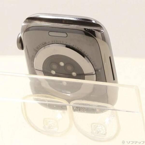 〔中古〕Apple(アップル) Apple Watch Series 7 GPS + Cellular 45mm グラファイトステンレススチールケース バンド無し〔198-ud〕 |  | 02