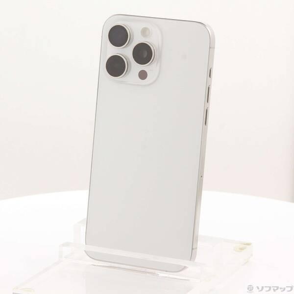 〔中古〕Apple(アップル) iPhone15 Pro Max 512GB ホワイトチタニウム MU6V3J／A SIMフリー〔348-ud〕 | 