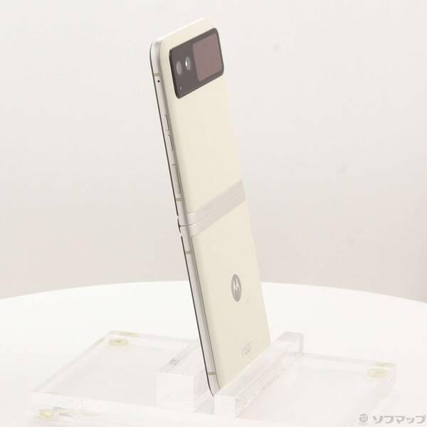 【新品未開封】motorola razr 40 (クリーム/256GB) SIMフリー】motorola razr 40 バニラクリーム Qualcomm Snapdragon 7