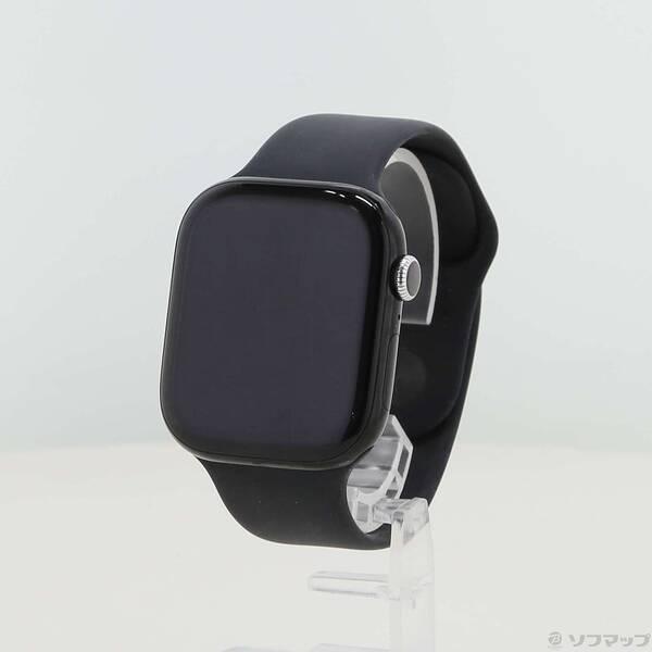 〔中古〕Apple(アップル) Apple Watch Series 10 GPS 46mm ジェットブラックアルミニウムケース ブラックスポーツバンド〔352-ud〕 | 