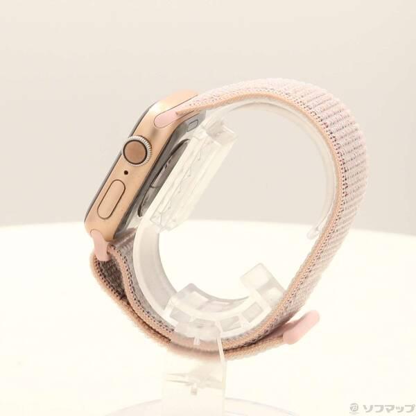 〔中古〕Apple(アップル) Apple Watch Series 4 GPS 40mm ゴールドアルミニウムケース ピンクサンドスポーツループ〔349-ud〕 |  | 01