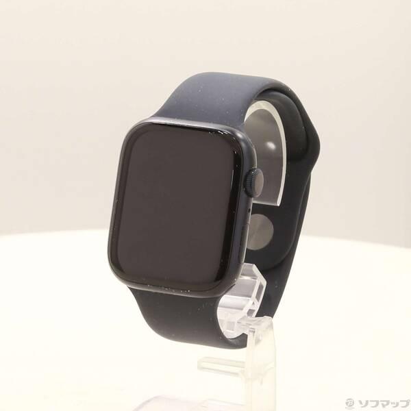 〔中古〕Apple(アップル) Apple Watch Series 9 GPS 45mm ミッドナイトアルミニウムケース ミッドナイトスポーツバンド〔352-ud〕 | 