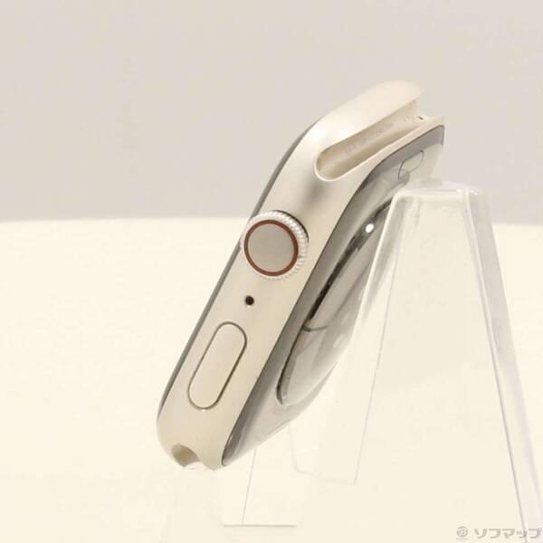 〔中古〕Apple(アップル) Apple Watch Series 7 Nike GPS + Cellular 45mm スターライトアルミニウムケース バンド無し〔344-ud〕 |  | 01