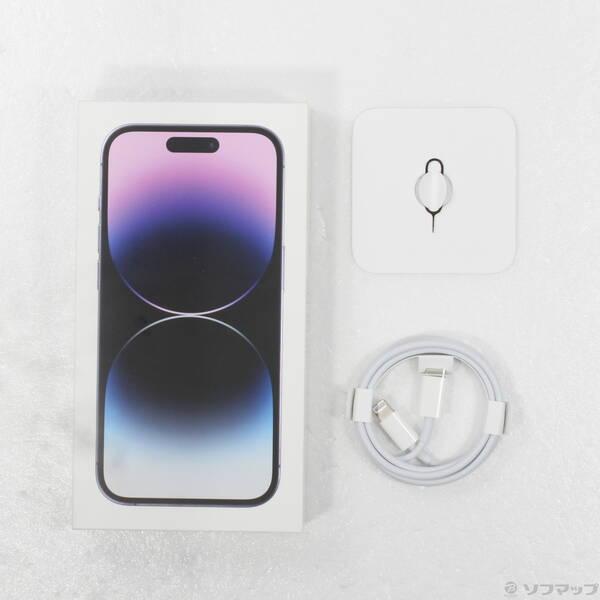 〔中古〕Apple(アップル) iPhone14 Pro 512GB ディープパープル MQ283J／A SIMフリー〔196-ud〕 |  | 04