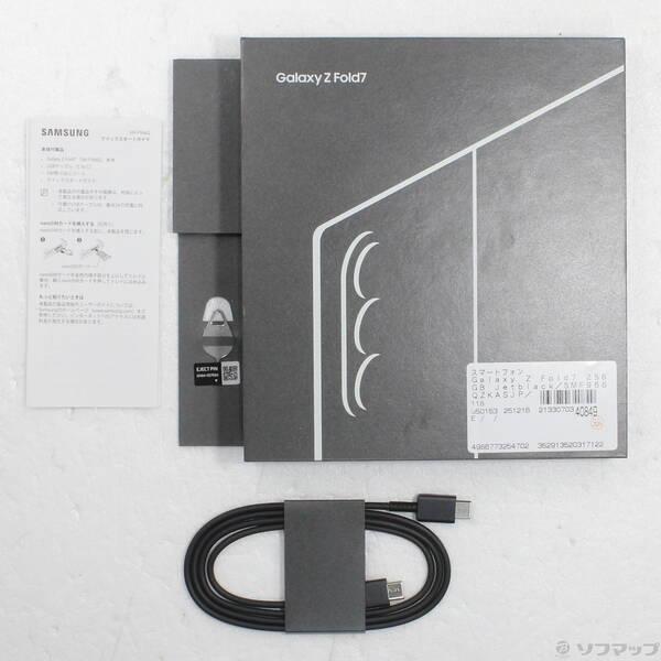 中古〕SAMSUNG(サムスン) Galaxy Z Fold7 256GB ジェットブラック SM
